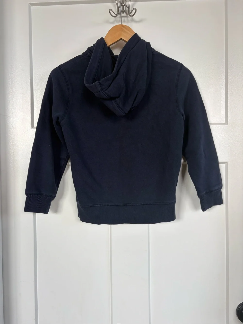 GAP Kids Navy Zip-Up Hoodie with Stars & Stripes, USA Flag Logo Gap Size Medium